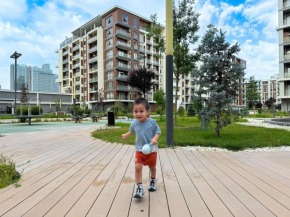 Family Suite for 4 - 6 people! Direct access to Tashkent CITY MALL, Central Park, Hilton Hotel, Chorsu Bazaar!